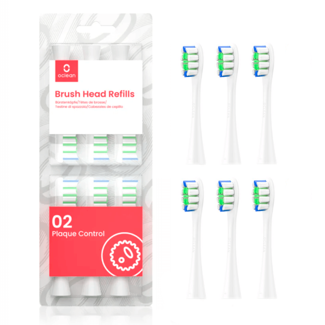 Насадки для зубної електрощітки Oclean Xiaomi Toothbrush P1C1 W06 6 шт. White (777) - фото 3