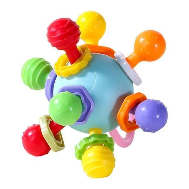 Игрушка погремушка-прорезыватель зубов Ball Blue