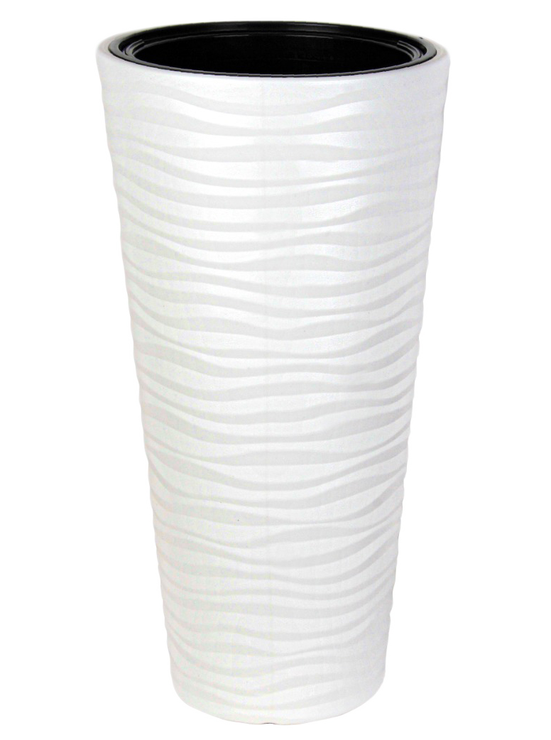 Горщик для квітів Serinova Kumsal 9 л Білий