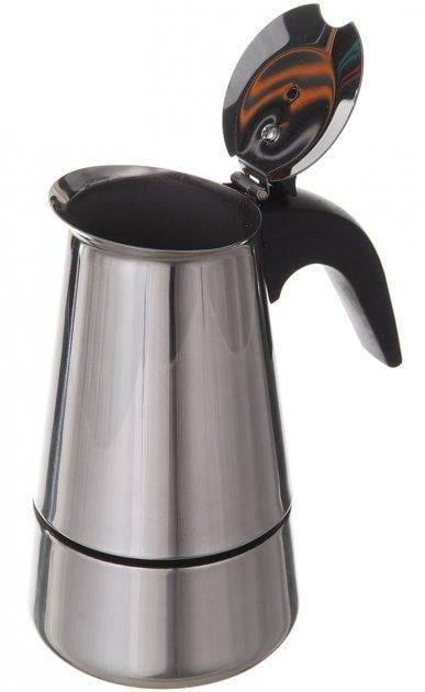 Кофеварка гейзерная нержавейка А-плюс 9 чашек (2089)