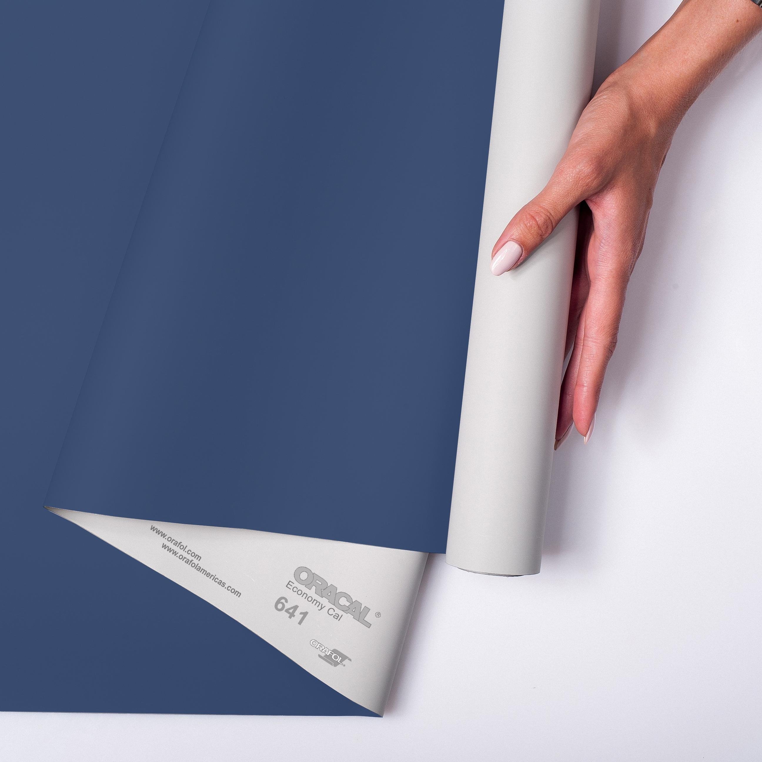 Самоклейка плівка аплікаційна ORAFOL 641 1x50 м мат 050 Темно -синій (00-00014313)