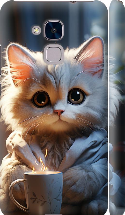 Чехол на Huawei Honor 5C White cat (5646m-356-42517)