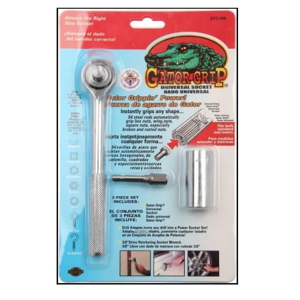 Гайковий ключ Gator Grip торцева головка Silver (do057) - фото 6