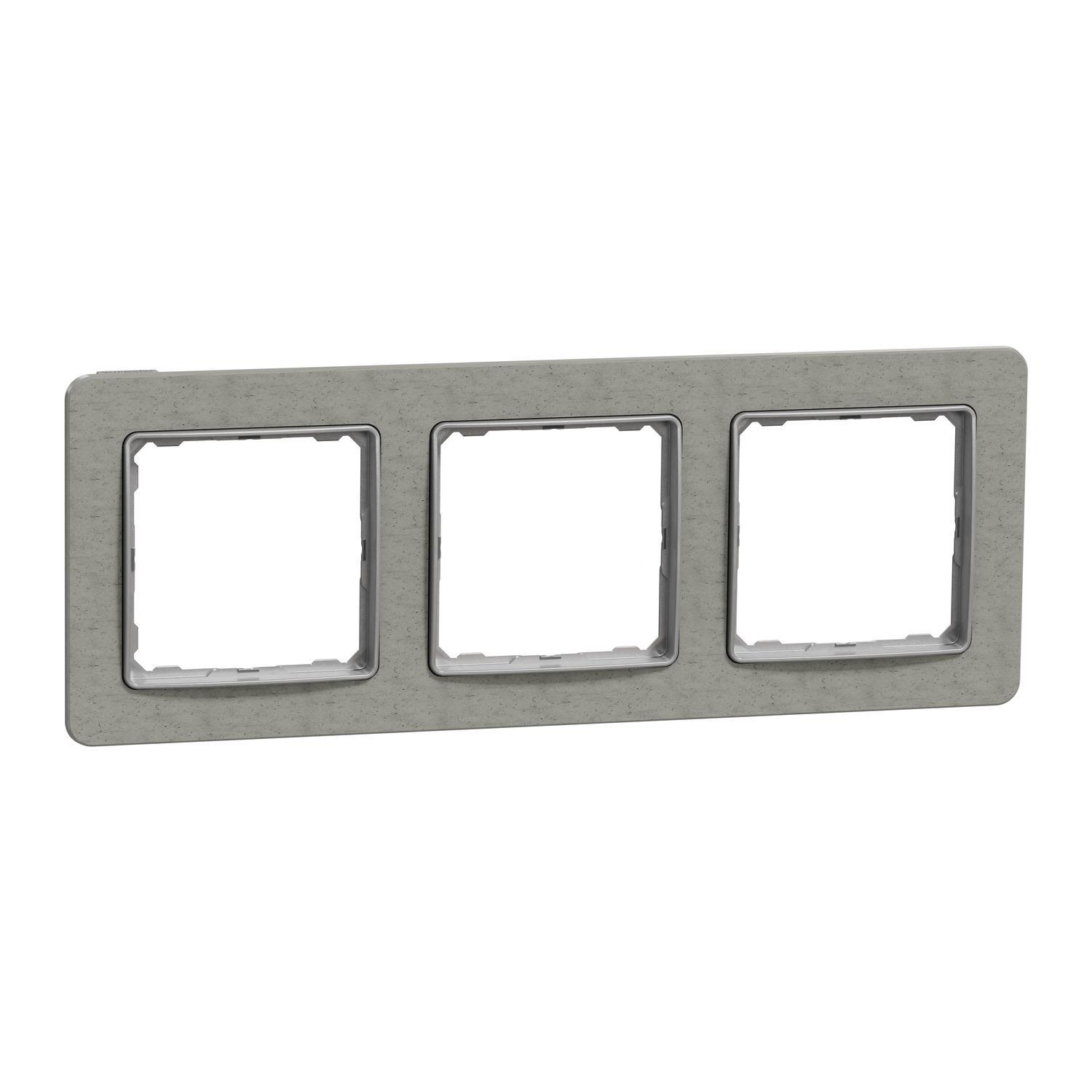 Рамка трехместная Sedna Elements Бетоний (SDD390803)