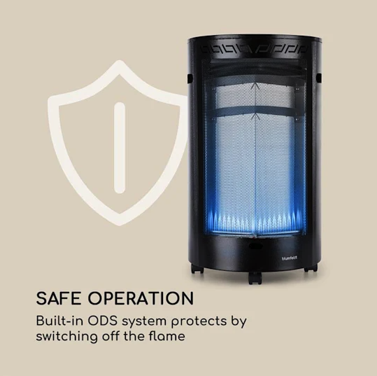 Газовый обогреватель Blumfeldt Bonaparte Fire 4200 Вт (10032817) - фото 6 Газовый обогреватель Blumfeldt Bonaparte Fire 4200 Вт (10032817) - фото 6