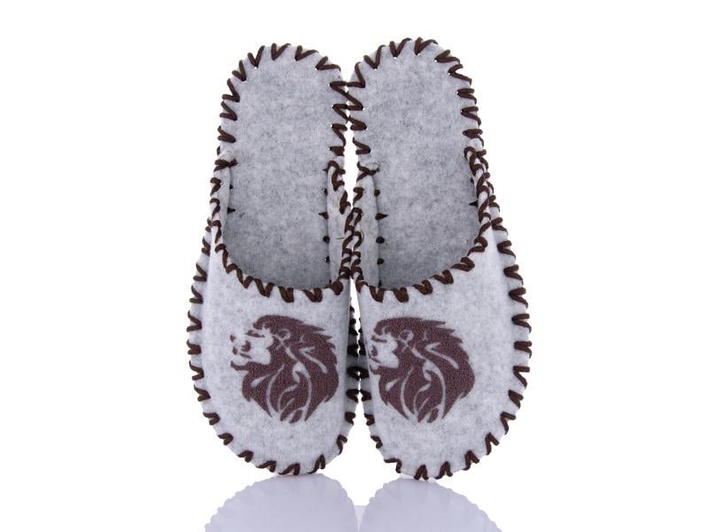 Тапочки фетровые мужские VENDS 309 р. 42-43 Серый