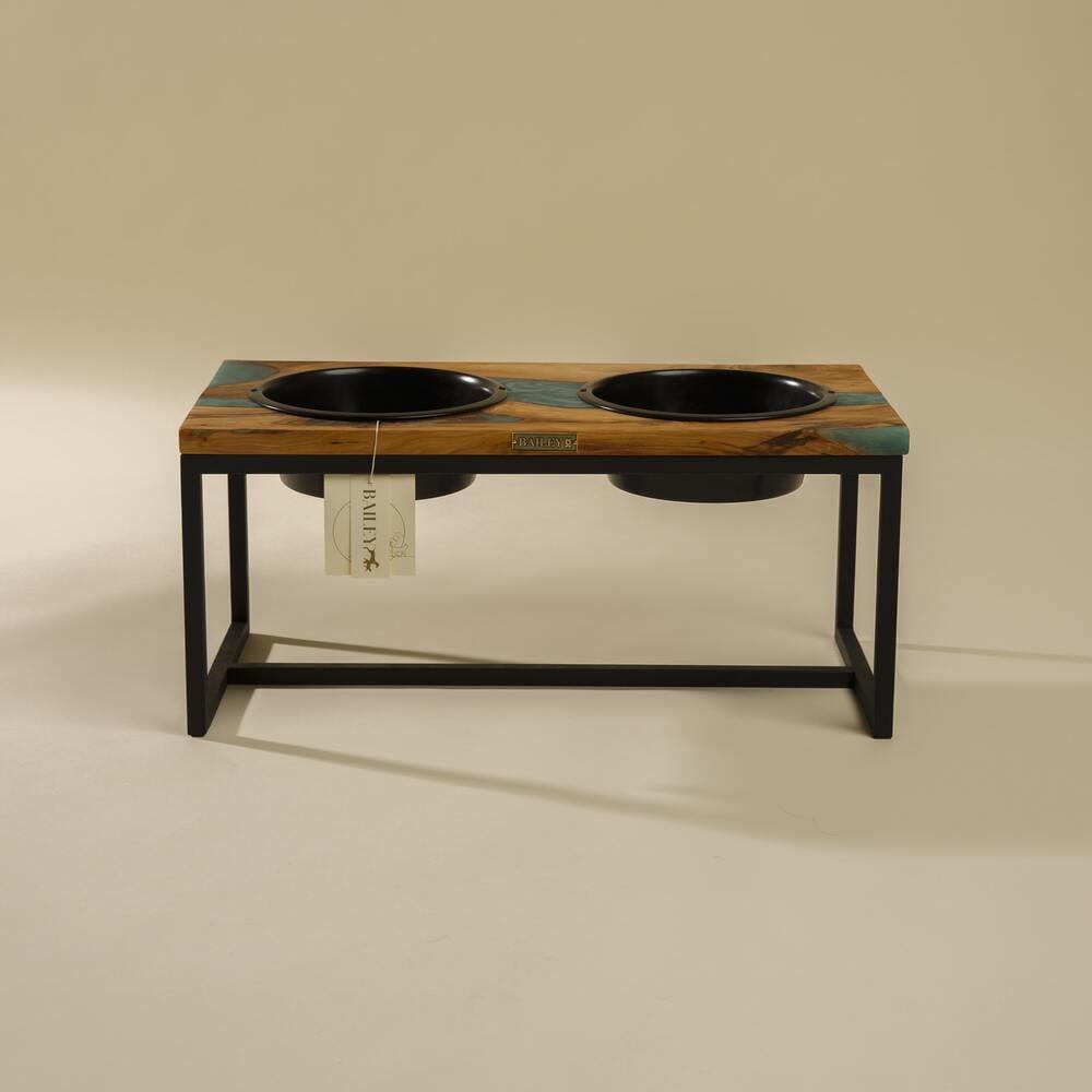 Кормушка для собак EPOXY WOOD XL Ocean (2472521760)