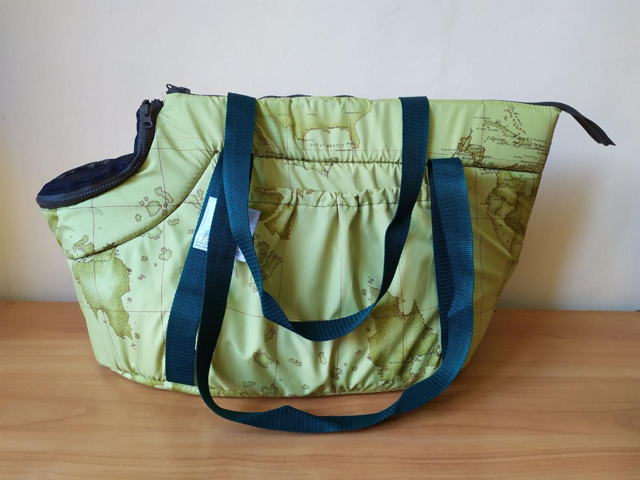 Сумка-переноска Гранд Шериф р. 3 60х28х31 см Зелений - фото 6