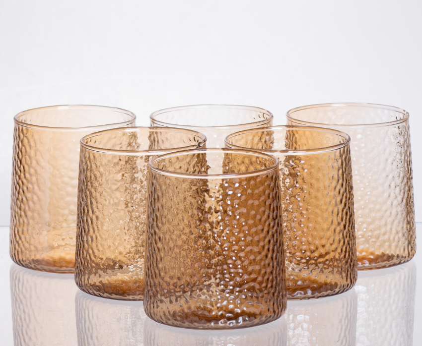 Набір для напоїв графин з бамбуковою кришкою та склянок 6 шт. Коричневий - фото 4 Набір для напоїв графин з бамбуковою кришкою та склянок 6 шт. Коричневий - фото 4