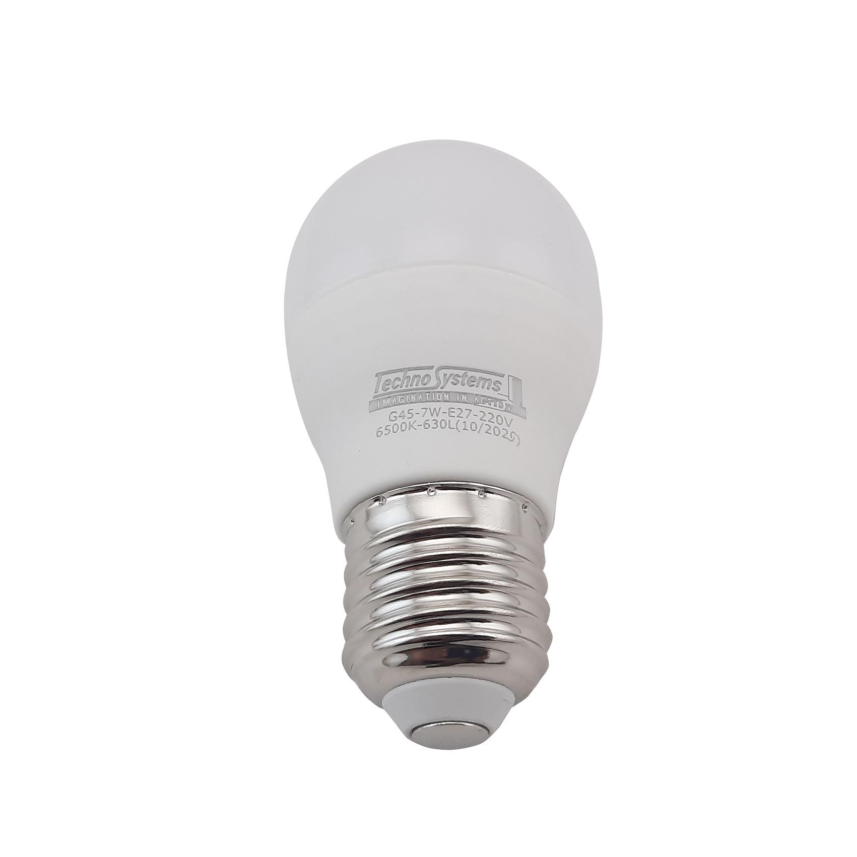 Лампа світлодіодна TechnoSystems Bulb G45 7Вт E27 6500K 630Лм ICCD (5000251) - фото 4