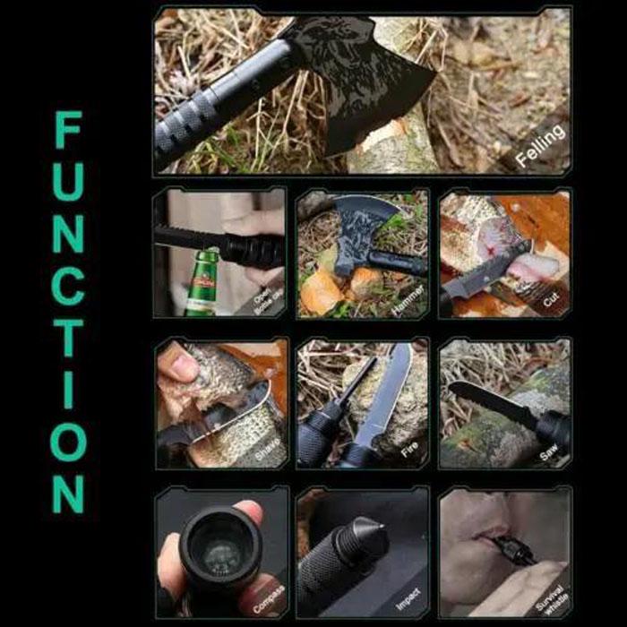 Топор Traveler HH-47 10в1 Black (614696) - фото 4 Топор Traveler HH-47 10в1 Black (614696) - фото 4