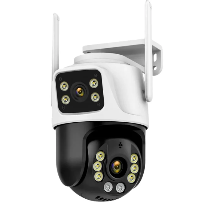 Камера відеоспостереження P8 ICSEE 360 PTZ 8X Zoom Wifi 6 Мр з двома об'єктивами (DT-1092)