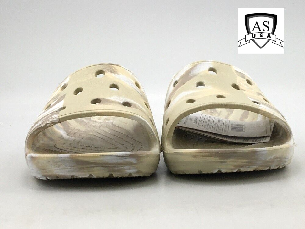 Шльопанці жіночі утеплені Crocs Slide Classic Marbled р. 40-41 Бежевий (15026) - фото 7 Шльопанці жіночі утеплені Crocs Slide Classic Marbled р. 40-41 Бежевий (15026) - фото 7