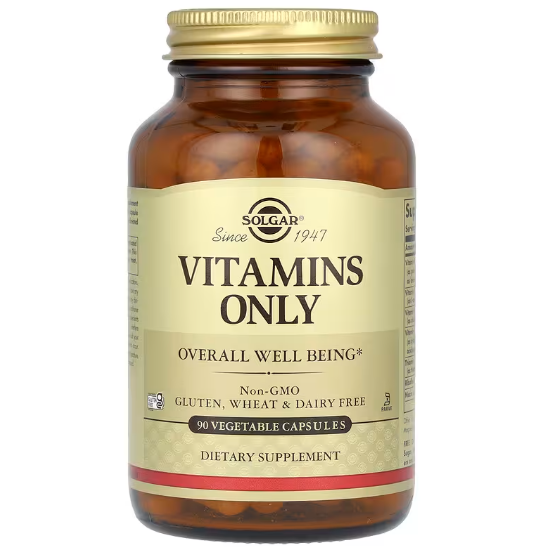 Комплекс мультивитаминный Solgar Vitamins Only 90 вегетарианских капсул