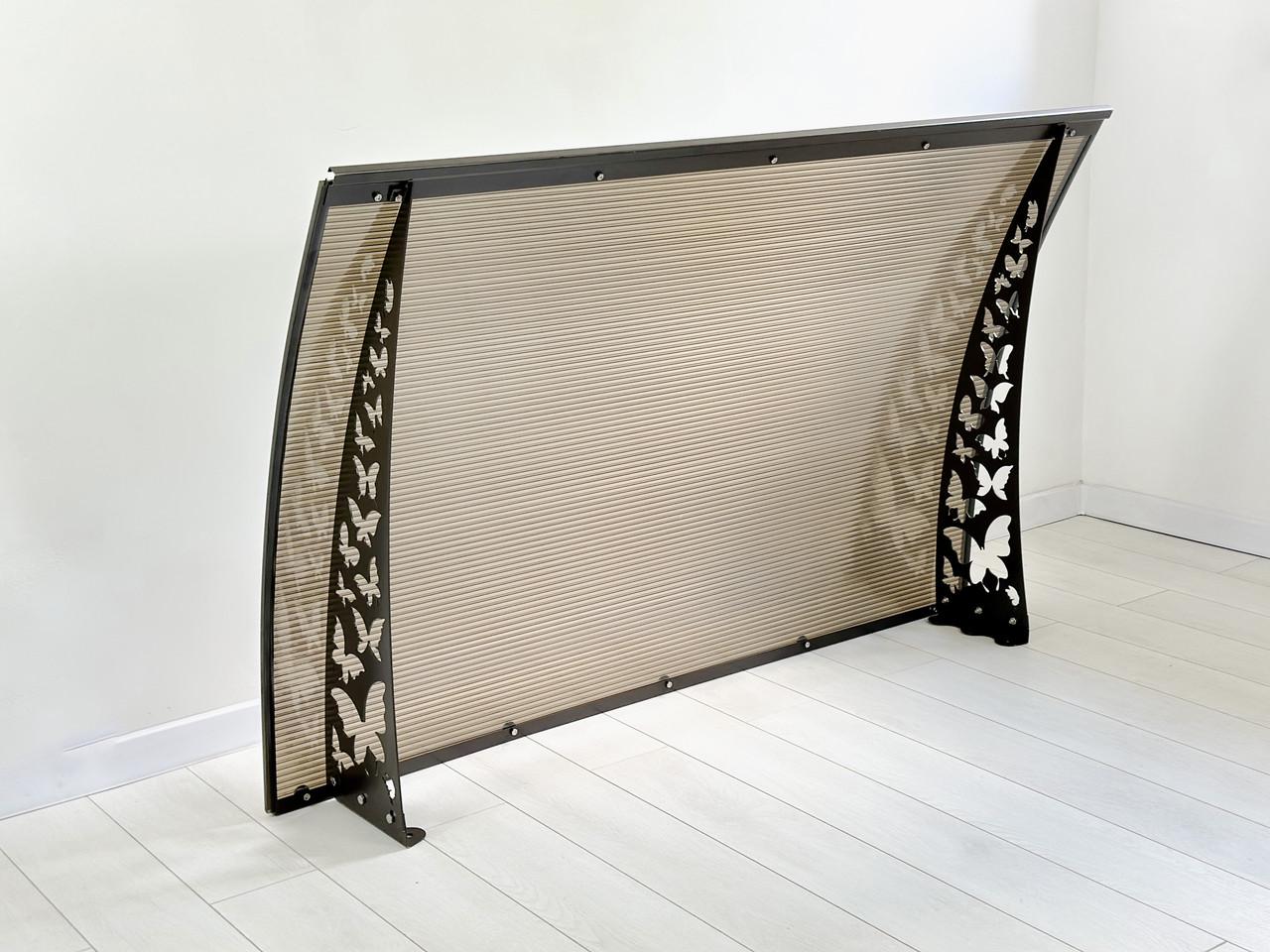 Навес-козырек Бабочки сотовый поликарбонат 6 мм 100х80 см (2702251) - фото 3 Навес-козырек Бабочки сотовый поликарбонат 6 мм 100х80 см (2702251) - фото 3