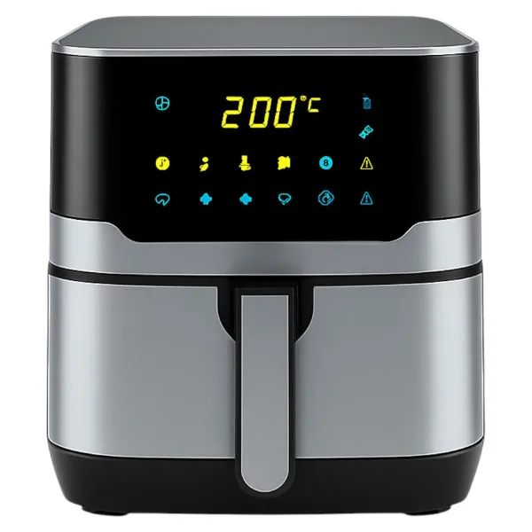 Аэрофритюрница сенсорная Sokany SK-10085 7.5 л 1800 Вт Черный (107-164-SK-10085)