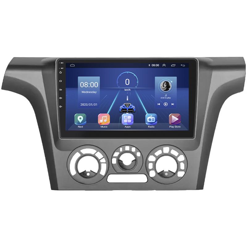 Штатная магнитола Lesko для Mitsubishi Outlander Right wheel 2003-2006 экран 10" 4/32Gb 4G Wi-Fi GPS Top