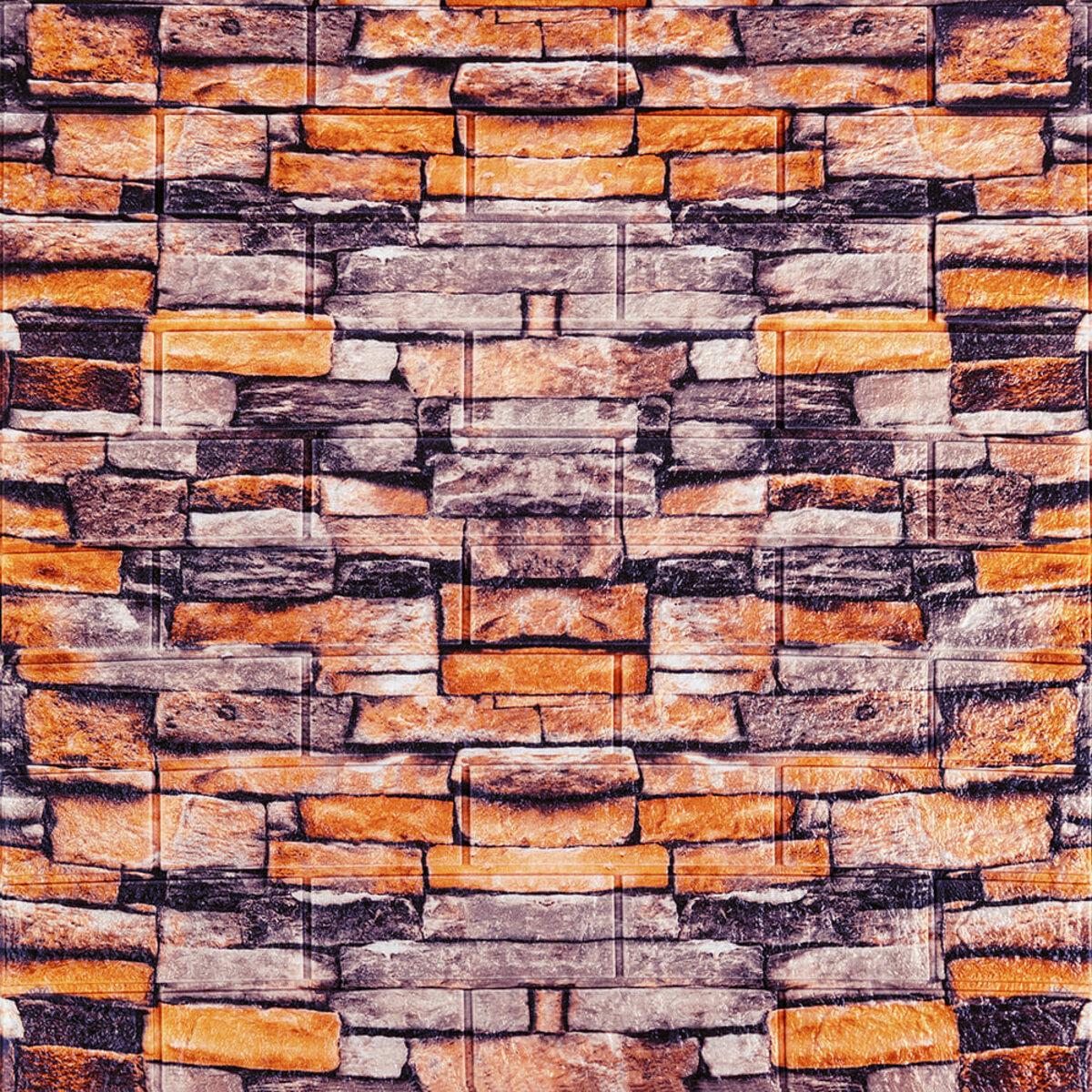 3D-панель самоклеящаяся Екатеринославский кирпич 045-3 700х770х3 мм Песчаник (SW-00000692)