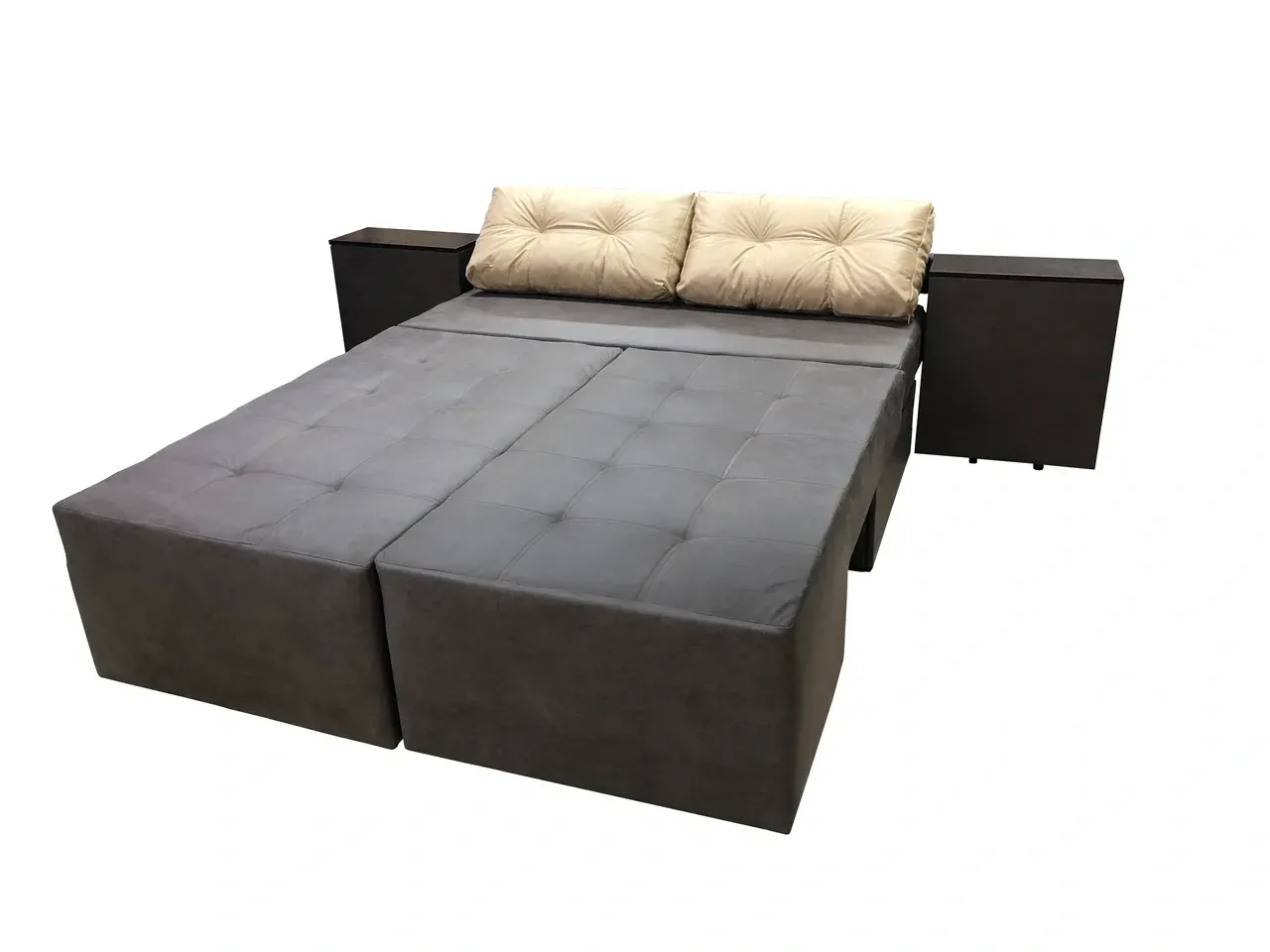 Диван трансформер Домино 270х105 см Серый/Бежевый (29557854) - фото 7 Диван трансформер Домино 270х105 см Серый/Бежевый (29557854) - фото 7