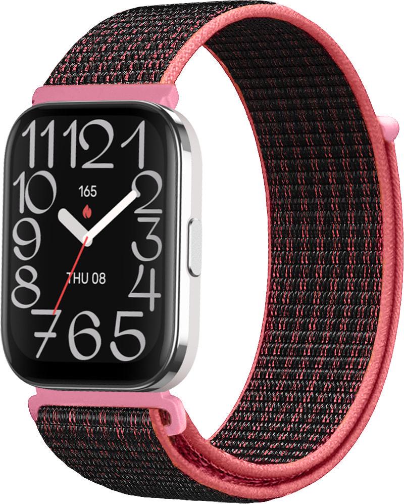 Ремешок нейлоновый Sport Loop для Amazfit Bip 5 Unity Black/Pink (37086-51)
