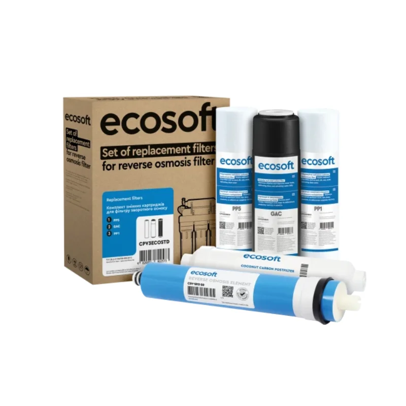 Комплект картриджей для фильтра обратного осмоса Ecosoft Standard PRO 5 шт.