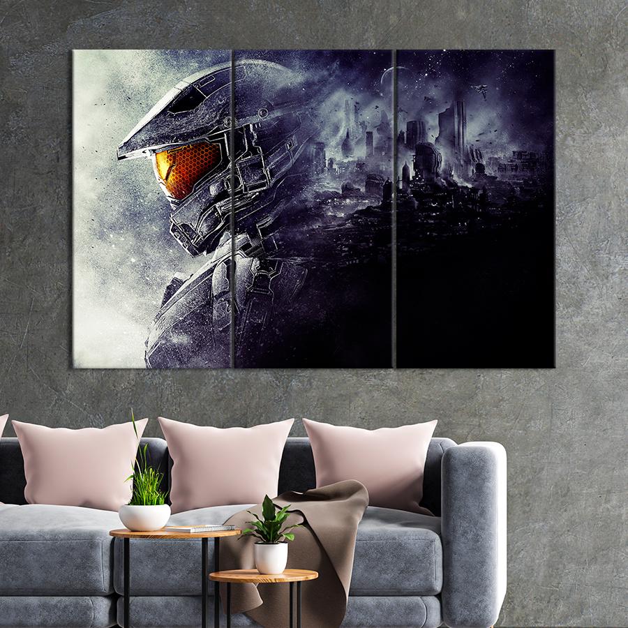 Настенний декор Мастер Чиф Halo 78x48 см (A147-3)