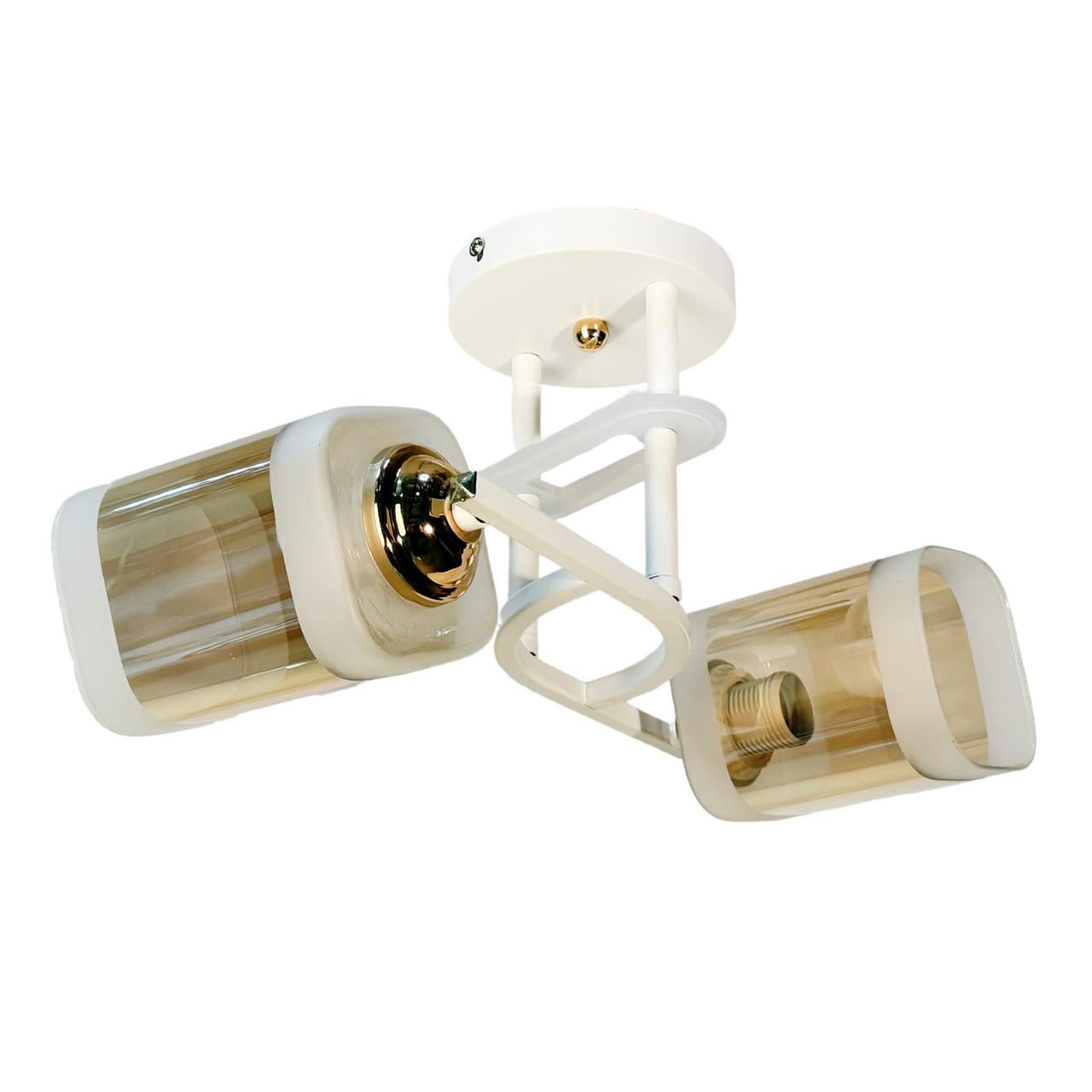 Люстра потолочная Numina на 2 плафона 43-GH28087/2C WT Белый