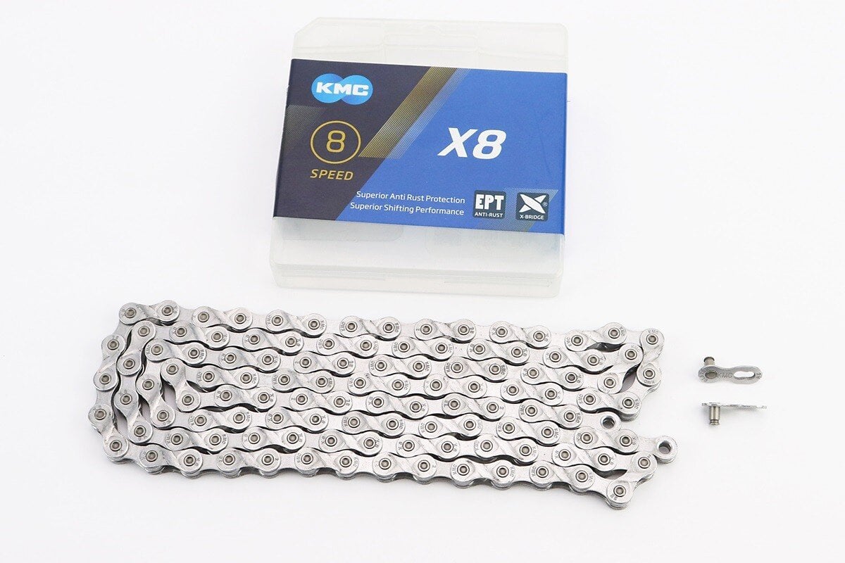 Ланцюг приводний KMC для велосипеда 1/2x3/32x116L на 6/7/8 швидкостей Сріблястий (10005844)