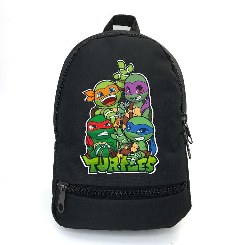 Шкільний рюкзак Cappuccino Toys ninja turtle-015 з принтом Черепашки ніндзя 12,5 л Чорний (1381809882)