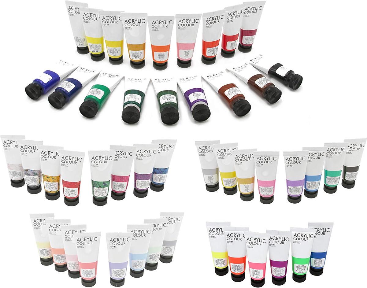 Художественные акриловые краски Art Rangers набор из 48 цветов в тубах по 22 мл (FEA4822) - фото 3 Художественные акриловые краски Art Rangers набор из 48 цветов в тубах по 22 мл (FEA4822) - фото 3