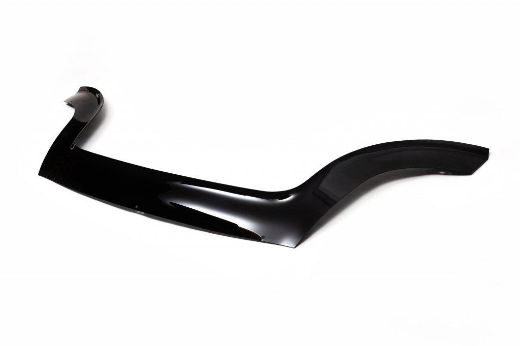 Дефлектор капота длинная HIC для Nissan Primastar 2002-2014 гг. поликарбонат Черный