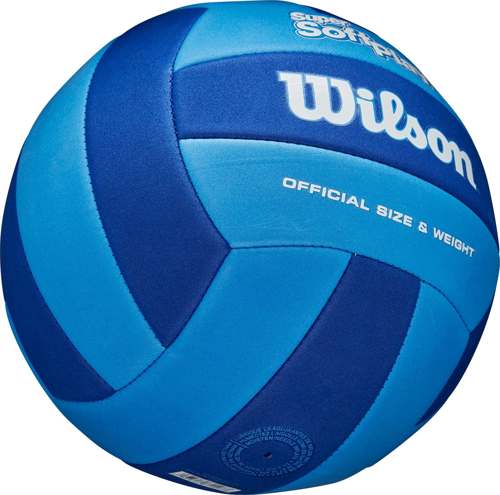 Волейбольний м'яч Wilson SUPER SOFT PLAY р. 5 Синій (WV4006001XBOF) - фото 4 Волейбольний м'яч Wilson SUPER SOFT PLAY р. 5 Синій (WV4006001XBOF) - фото 4