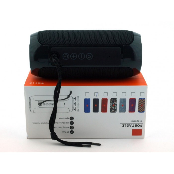 Портативная колонка Bluetooth TG-117 Черный (857126019) - фото 8