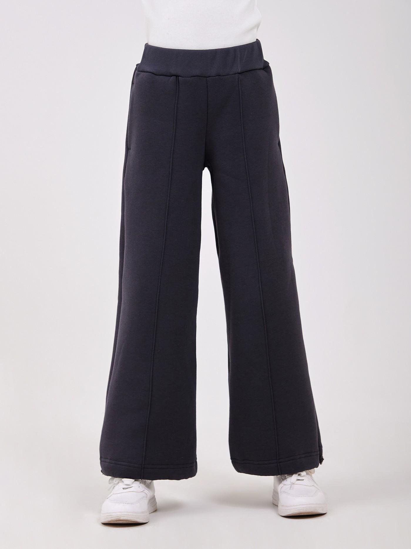 Штани для дівчинки Smil 128 см Темно-сірий (115721) - фото 2