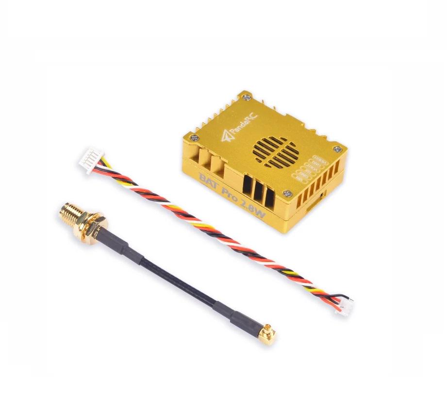 Видеопередатчик для FPV дронов VTX 4,9-6G 2.8W 64CH PandaRC VT5804-BAT PRO (00-00024697)