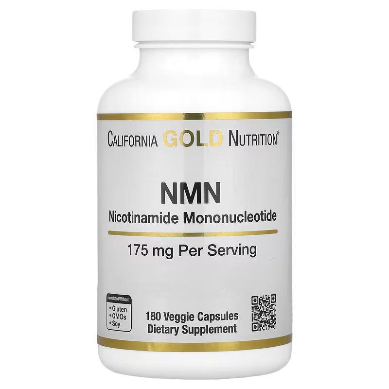 Нікотинамід мононуклеотид California Gold Nutrition NMN nicotinamide mononucleotide 175mg 180 веганський капс. (00000042169)