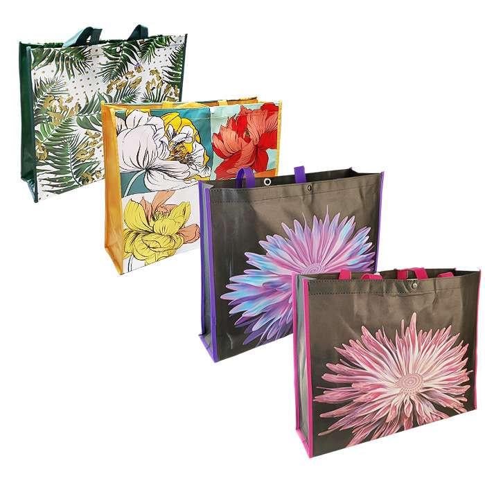 Эко-сумка Фрукты/Овощи/Цветы 47х40х15 см 10 шт. (7864)