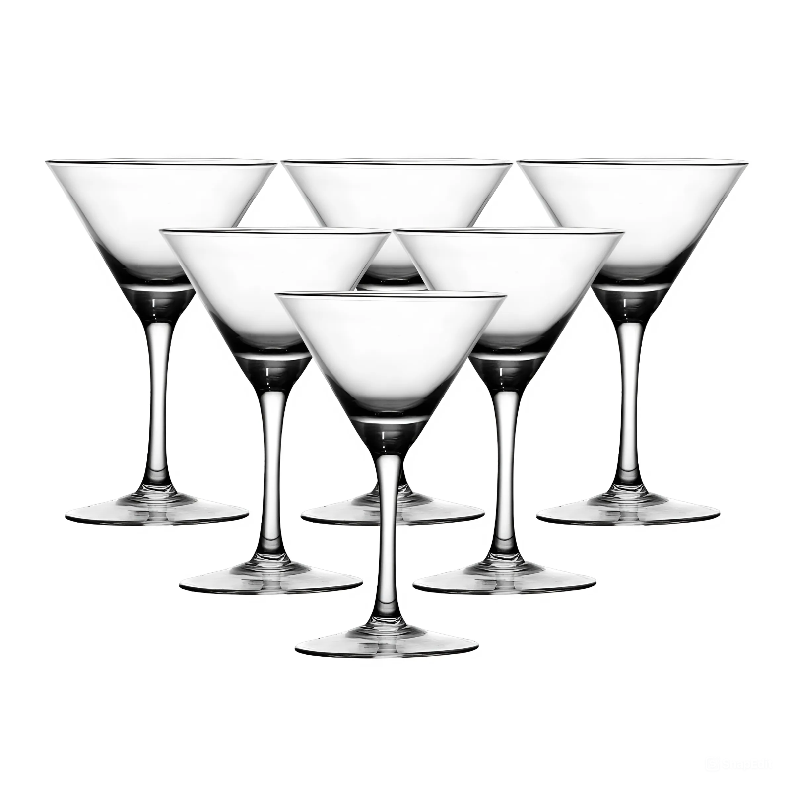Набор бокалов для мартини 6 шт. по 190 мл (HP563)
