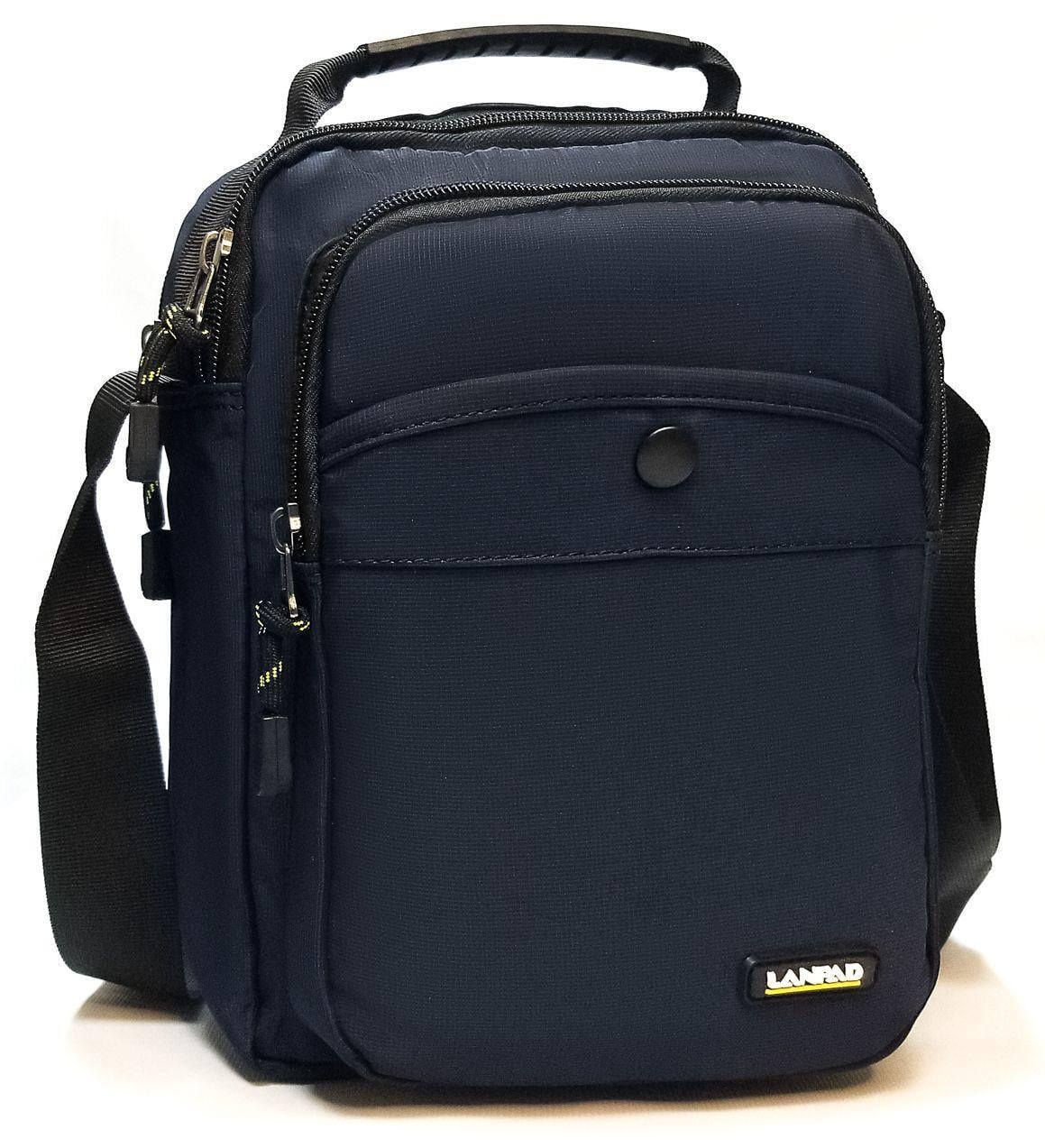 Мужская сумка на плечо Lanpad Синий (LAN15054 blue)