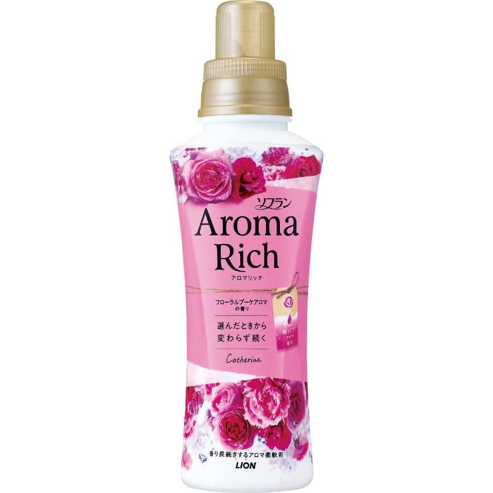Кондиционер для белья Soflan Aroma Rich Catherine Lion с натуральными ароматическими маслами 520 мл (1888128074)