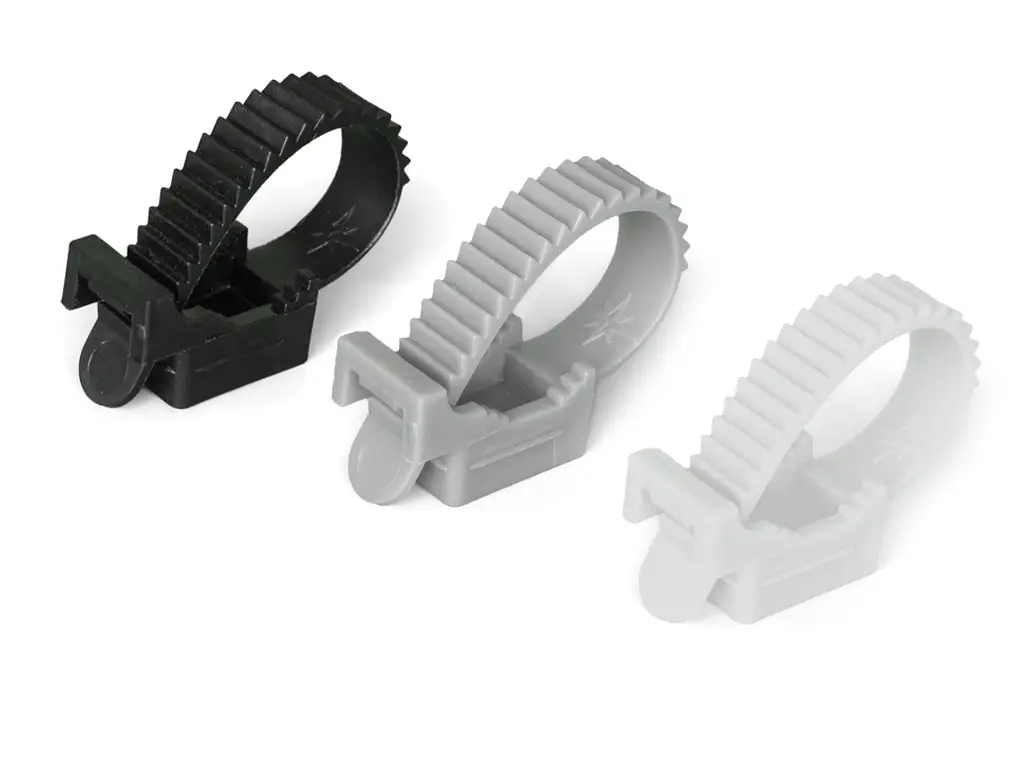 Кабельный зажим под дюбель/саморез РР 135 мм 8 проводов 10 шт. Белый (174525) - фото 2 Кабельный зажим под дюбель/саморез РР 135 мм 8 проводов 10 шт. Белый (174525) - фото 2