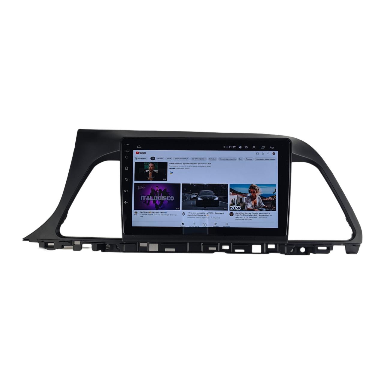 Автомагнитола для Hyundai Sonata LF 2014-2017 4/64 Гб/8 ядер/XYAuto/4G/DSP/CarPlay/Android (М-ХСлф-9-М4)