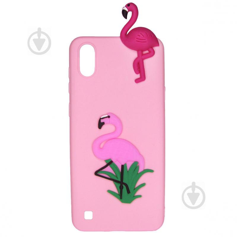 Чехол Cartoon Case 3D для Samsung Galaxy M10 Фламинго (arbc6350) - фото 1