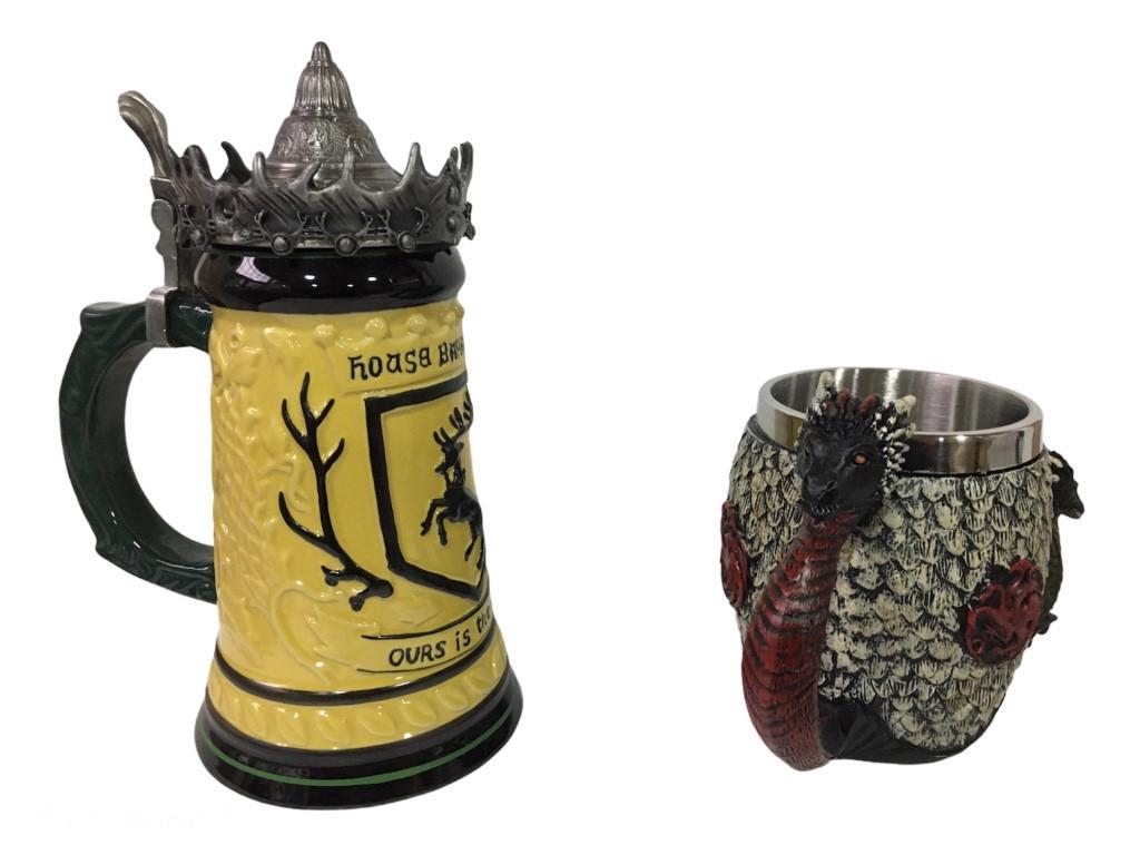 Подарунковий набір гуртка House Герб Баратеонов Гра Престолів та Fire And Blood Targaryen 650/400 мл - фото 3 Подарунковий набір гуртка House Герб Баратеонов Гра Престолів та Fire And Blood Targaryen 650/400 мл - фото 3