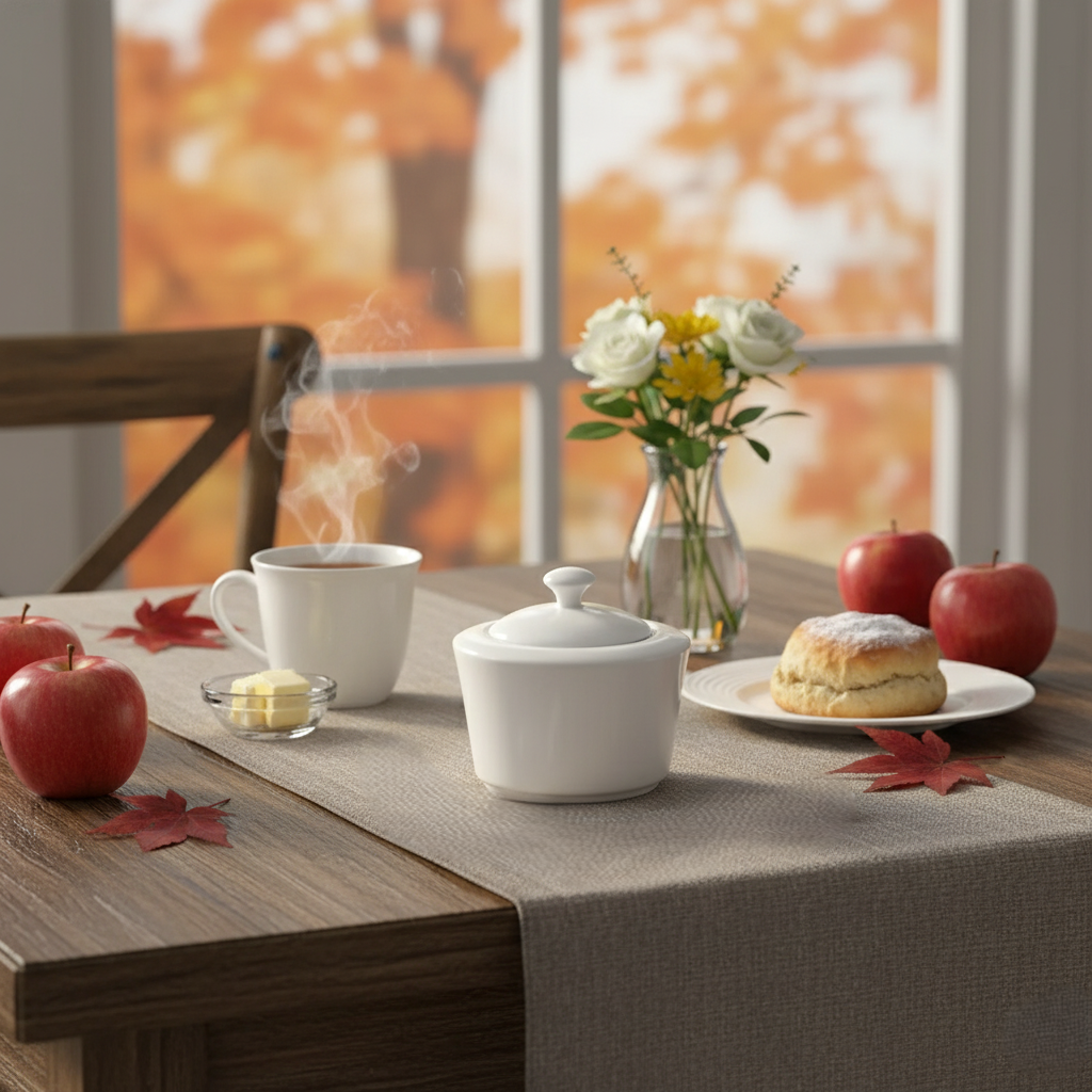 Сахарница Sakura из костяного фарфора 300 мл (23315616) - фото 3 Сахарница Sakura из костяного фарфора 300 мл (23315616) - фото 3