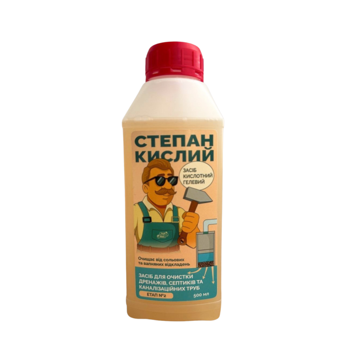 Средство для прочистки труб СТЕПАН КИСЛЫЙ 500 мл