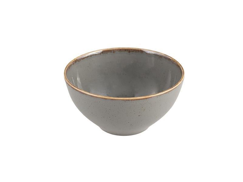 Салатник фарфоровый Porland 770 мл 16 см Dark Grey (368216/DG)
