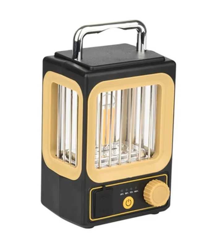 Кемпинговый фонарь с акумулятором и солнечной панелью HS-9039 (45595-_195)