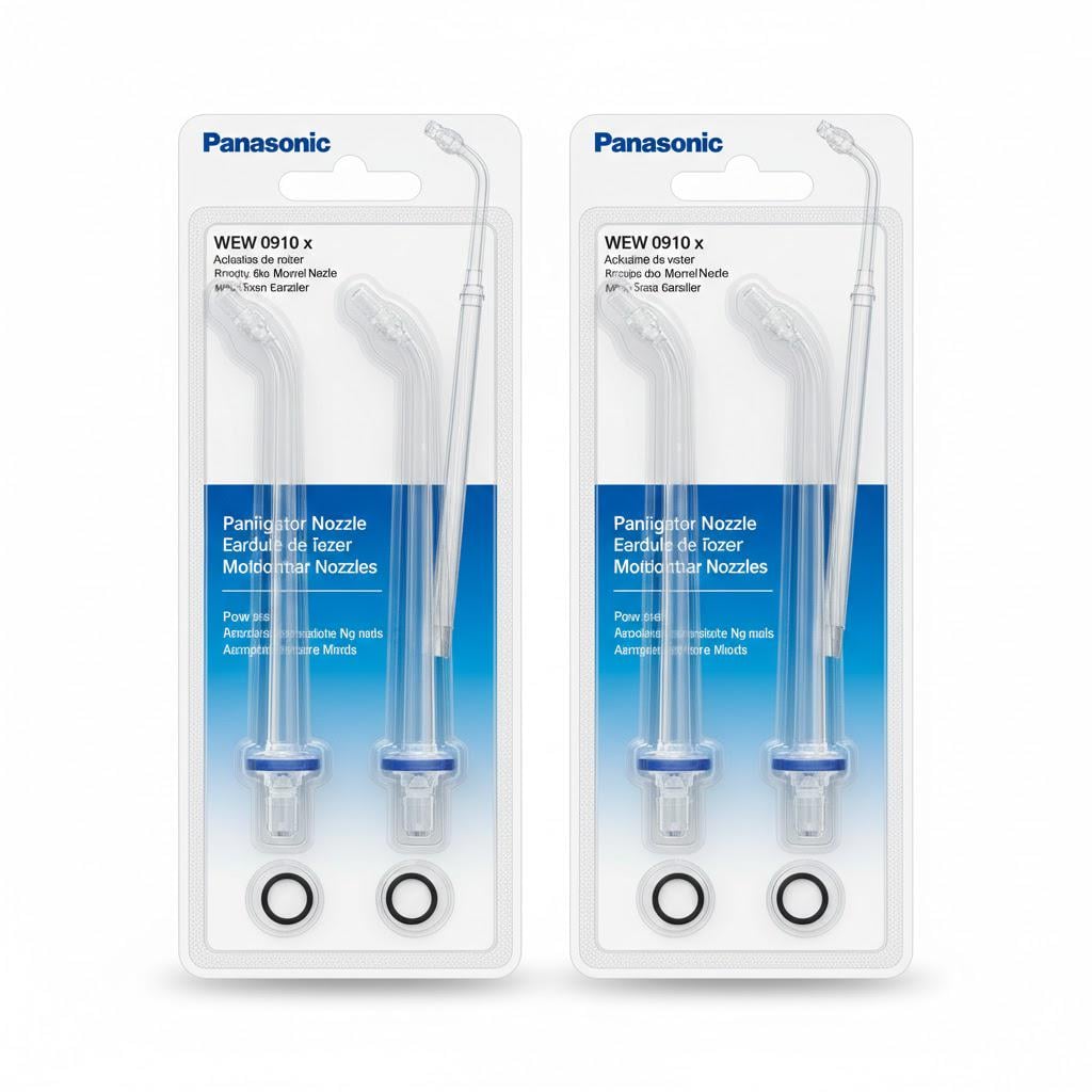Сменные насадки для ирригатора Panasonic WEW-0982-X503-AS1 2 блистера (31991671)