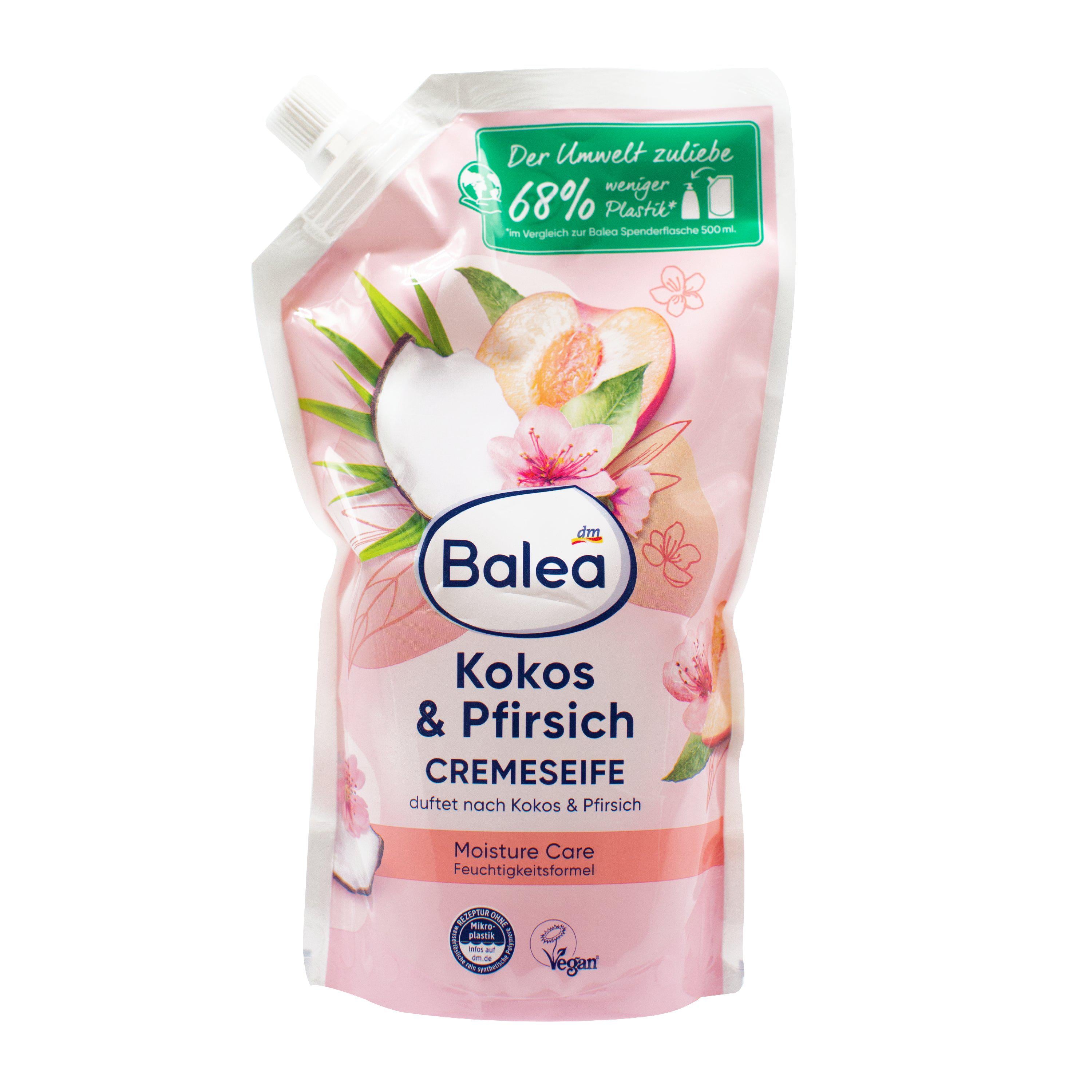 Крем-мыло жидкое Balea Персик и кокос 500 мл (НФ-00005343)